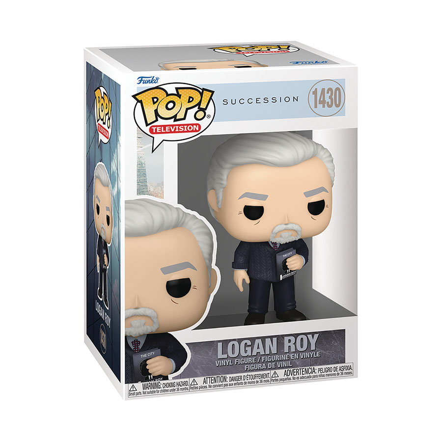 POP Television Succession Logan Roy Vinyl Figure
