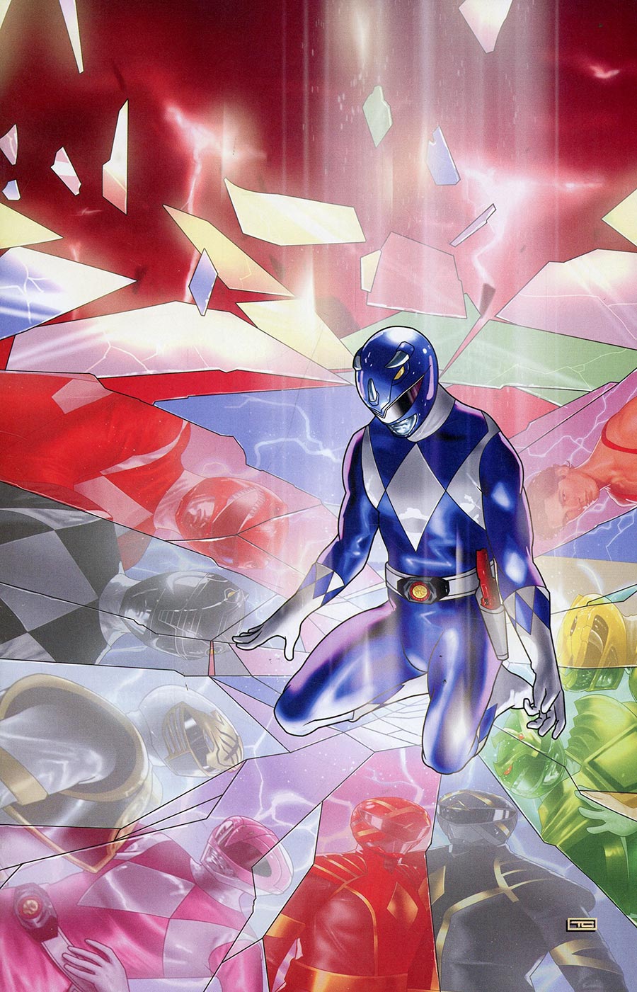Mighty Morphin Power Rangers (BOOM Studios) #121 Cover E Incentive Taurin Clarke Virgin Cover