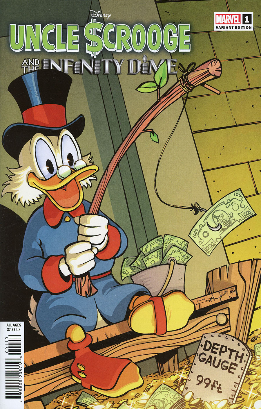 Uncle Scrooge And The Infinity Dime #1 (One Shot) Cover K Incentive Walter Simonson Variant Cover