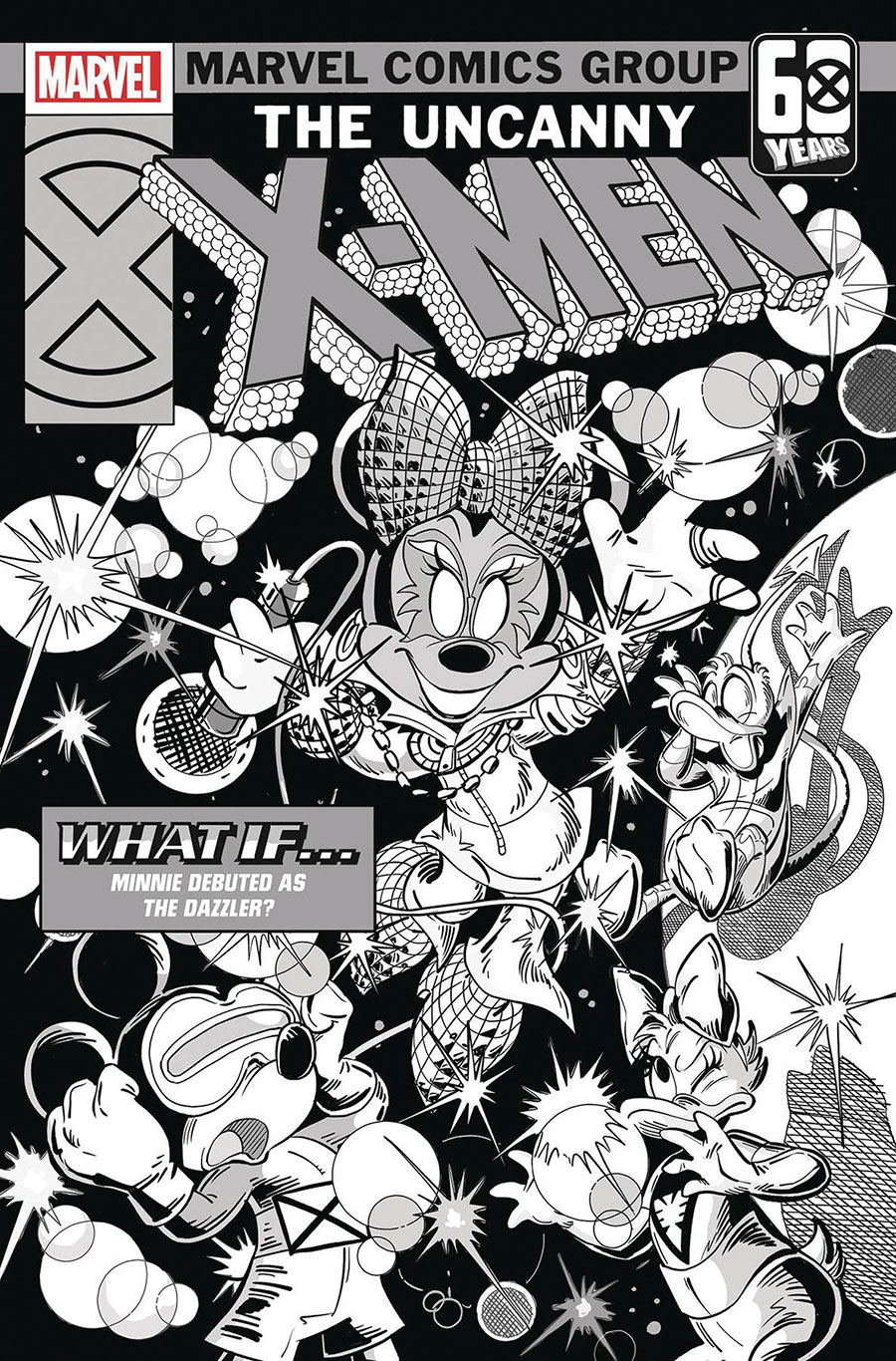 Amazing Spider-Man Vol 6 #51 Cover F Incentive Ivan Bigarella Disney What If Black & White Cover