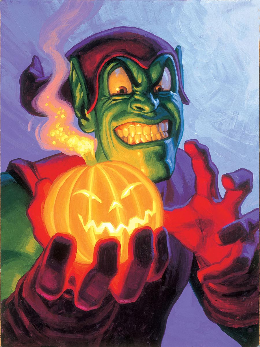 Spider-Man Shadow Of The Green Goblin #3 Cover C Incentive Greg Hildebrandt & Tim Hildebrandt Marvel Masterpieces III Green Goblin Virgin Cover