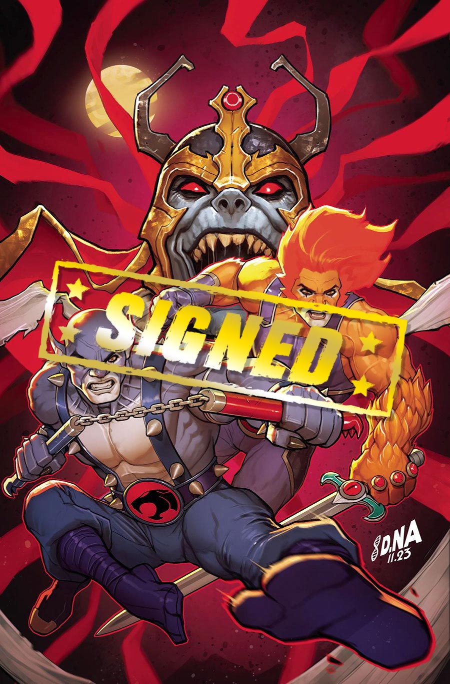 Thundercats Vol 3 #2 Cover Z-Z-B Incentive David Nakayama Foil Virgin Cover Signed By Declan Shalvey