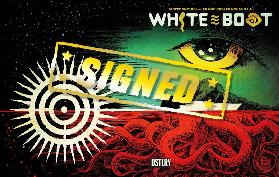 White Boat #1 Cover I Regular Francesco Francavilla Wraparound Cover Signed By Scott Snyder