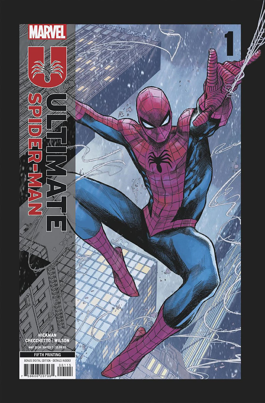Ultimate Spider-Man Vol 2 #1 Cover W 5th Ptg Marco Checchetto Variant Cover