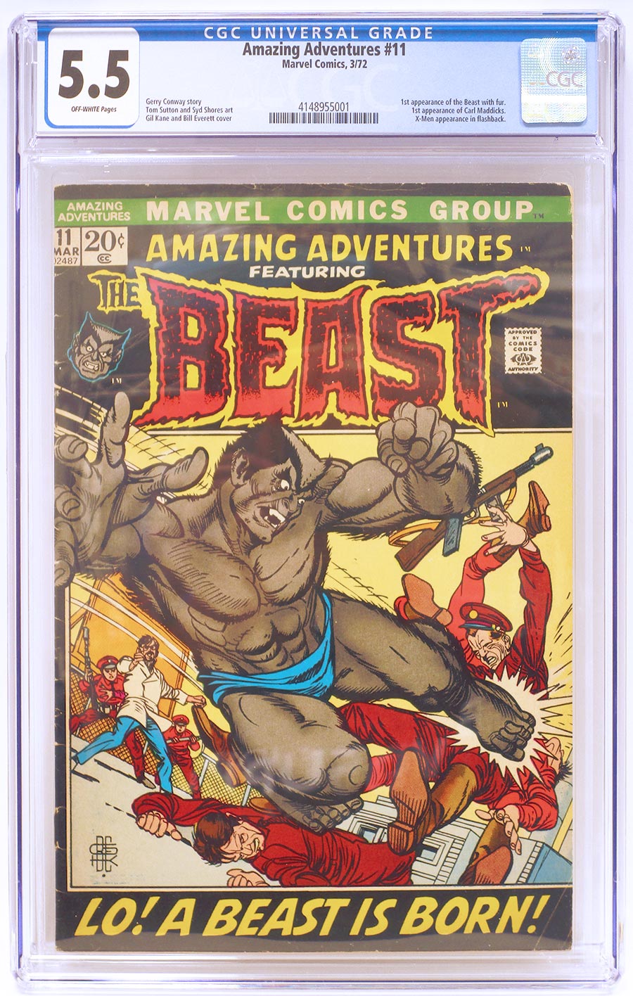 Amazing Adventures Vol 2 #11 Cover B CGC 5.5