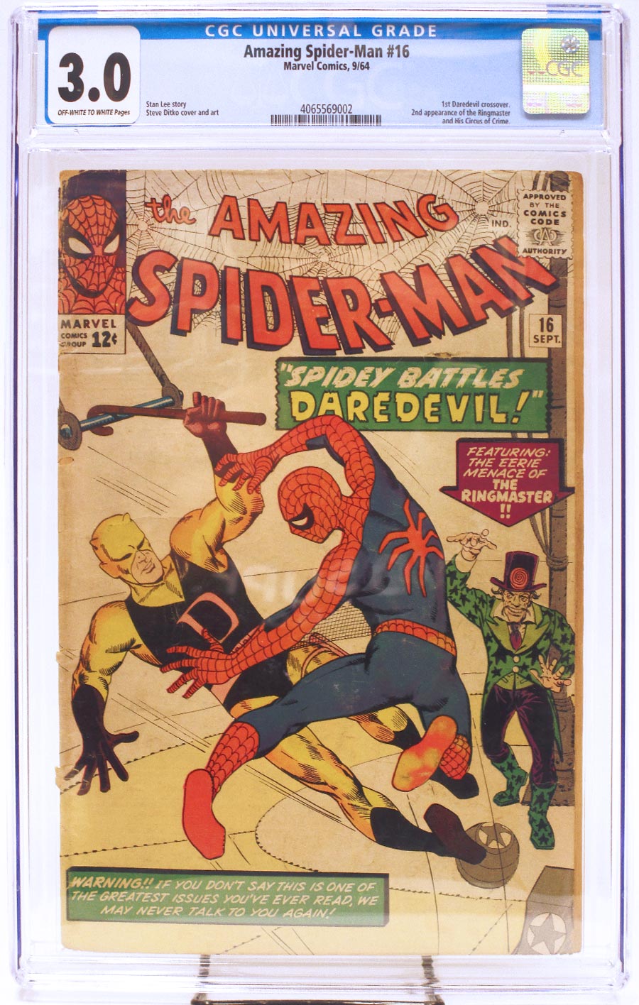 Amazing Spider-Man #16 Cover B CGC 3.0