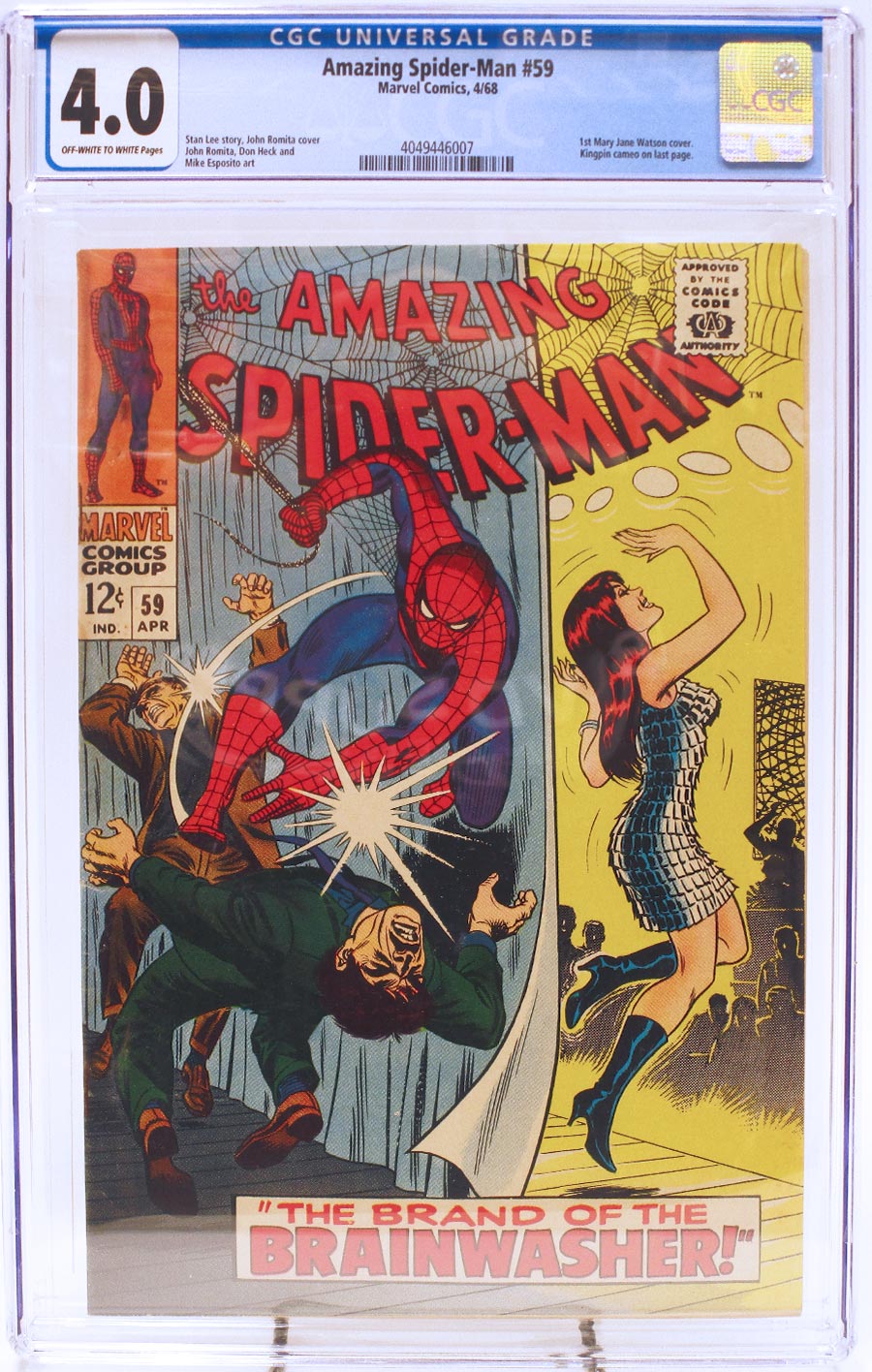 Amazing Spider-Man #59 Cover B CGC 4.0
