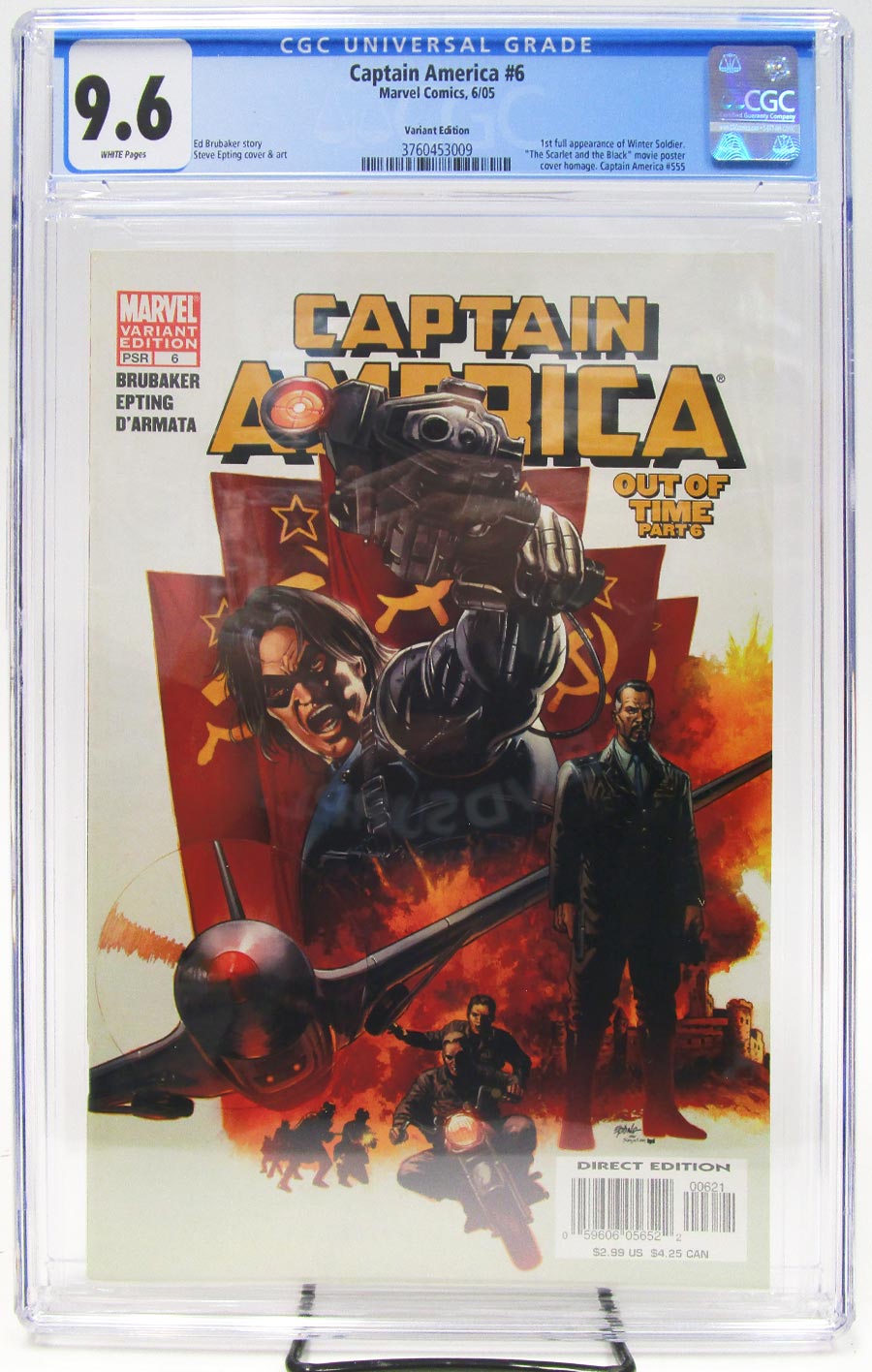 Captain America Vol 5 #6 Cover C Limited Edition Variant Cover CGC 9.6