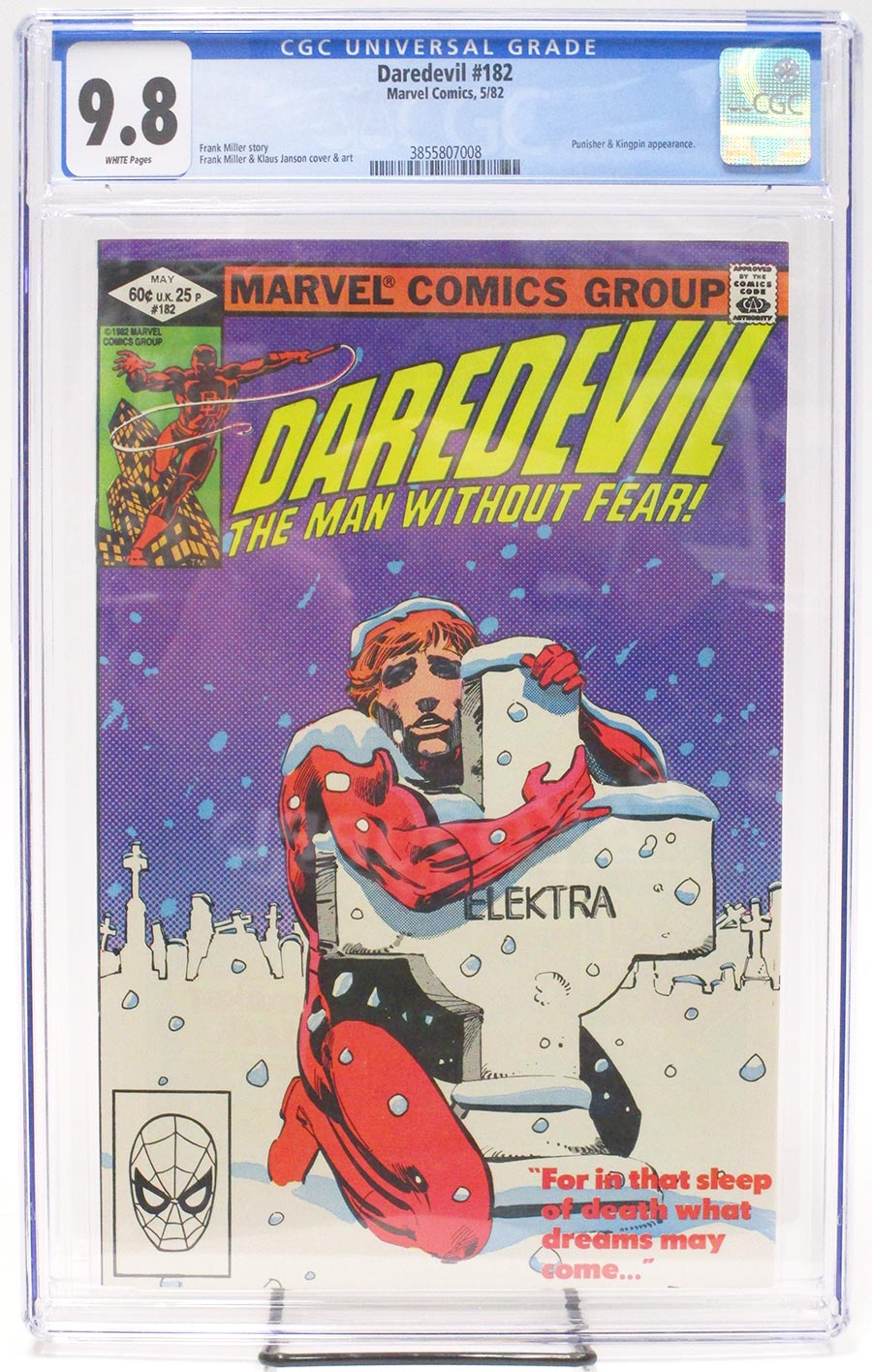 Daredevil #182 Cover B CGC 9.8