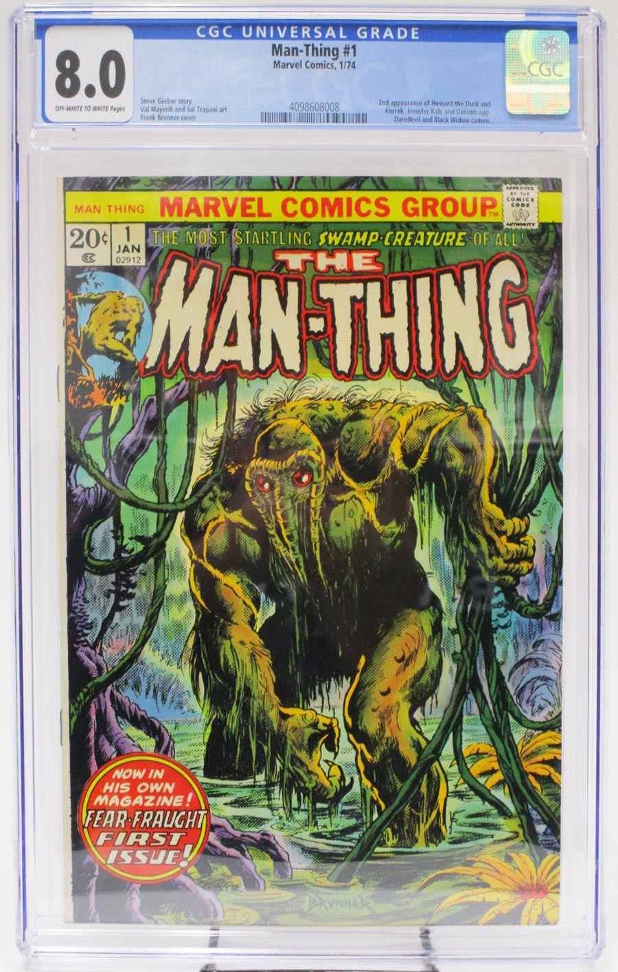 Man-Thing #1 Cover B CGC 8.0