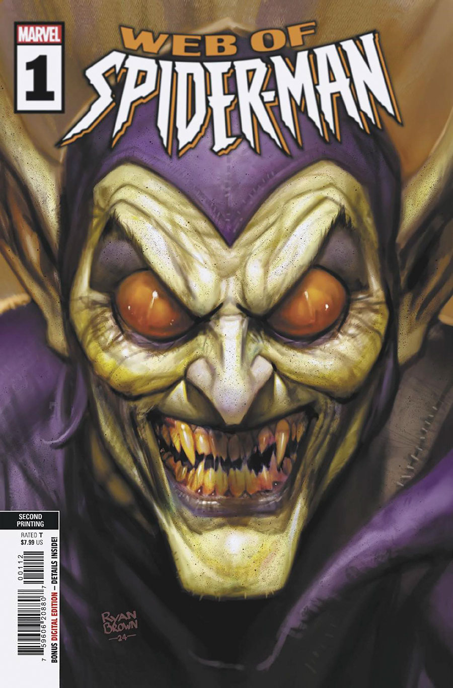 Web Of Spider-Man (One Shot) #1 Cover G 2nd Ptg Ryan Brown Variant Cover