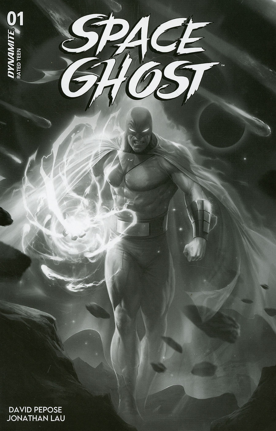 Space Ghost Vol 4 #1 Cover X Incentive Francesco Mattina Black & White Cover