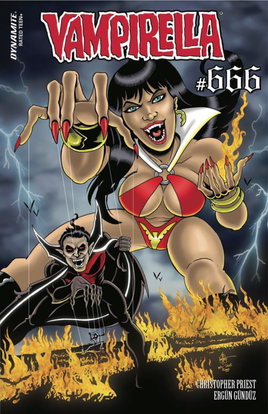 Vampirella Vol 8 #666 Cover U Variant Ken Haeser Homage Cover