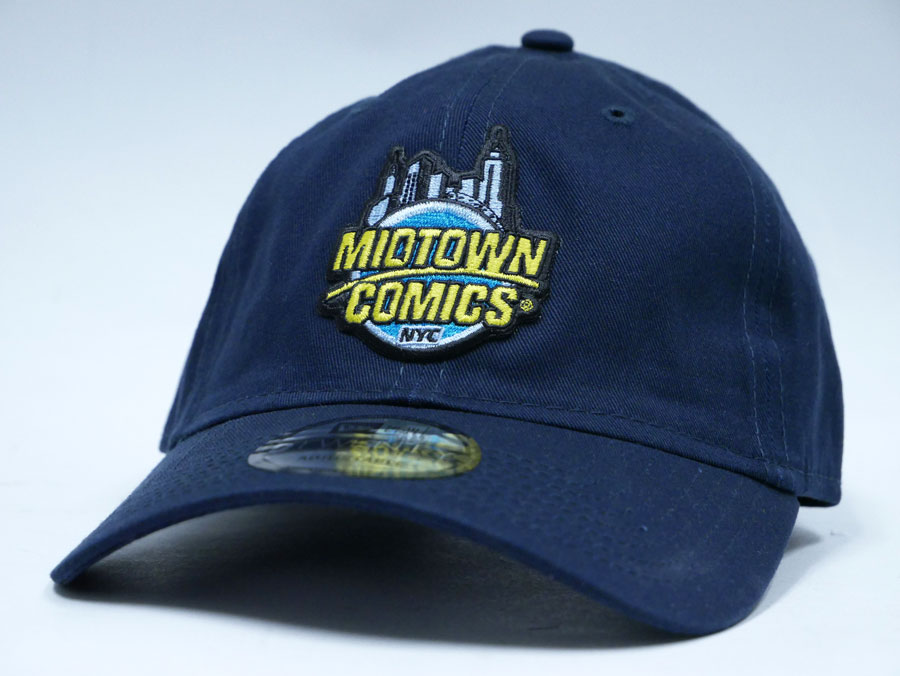 Midtown Comics Logo Mens Deep Navy Velcro Strap Cap Powered By New Era