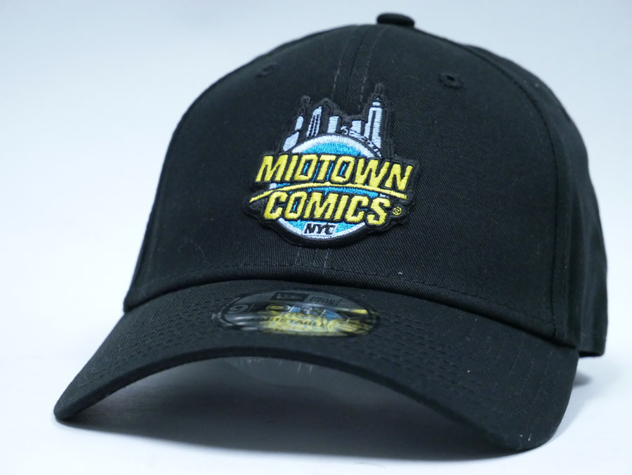 Midtown Comics Logo Mens Black Velcro Strap Cap Powered By New Era