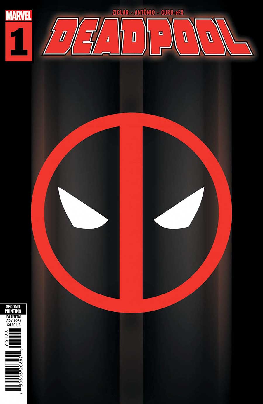 Deadpool Vol 9 #1 Cover M 2nd Ptg Incentive Insignia Variant Cover