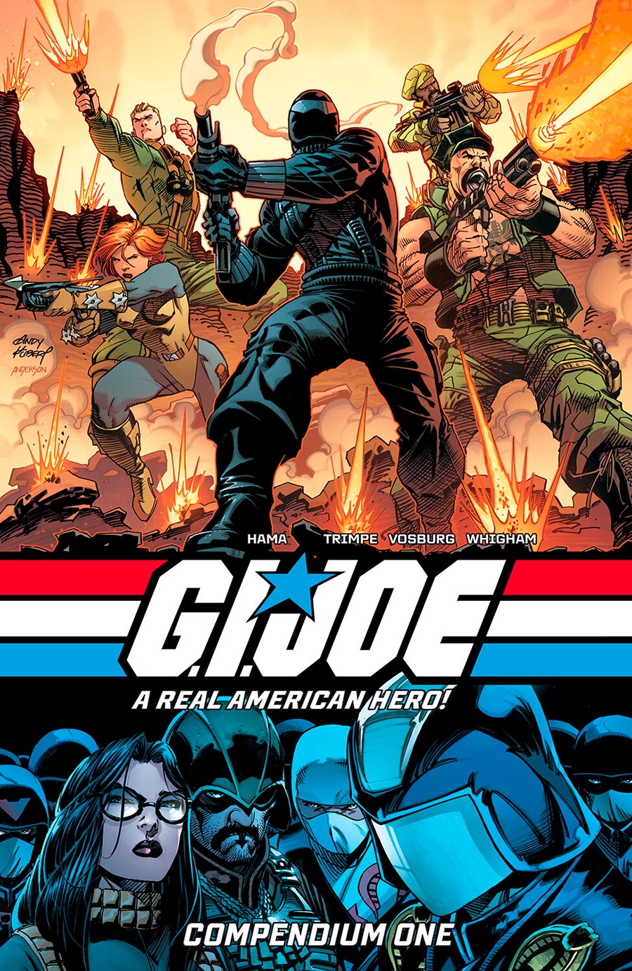 GI Joe A Real American Hero Compendium Vol 1 TP Book Market Andy Kubert & Brad Anderson Cover