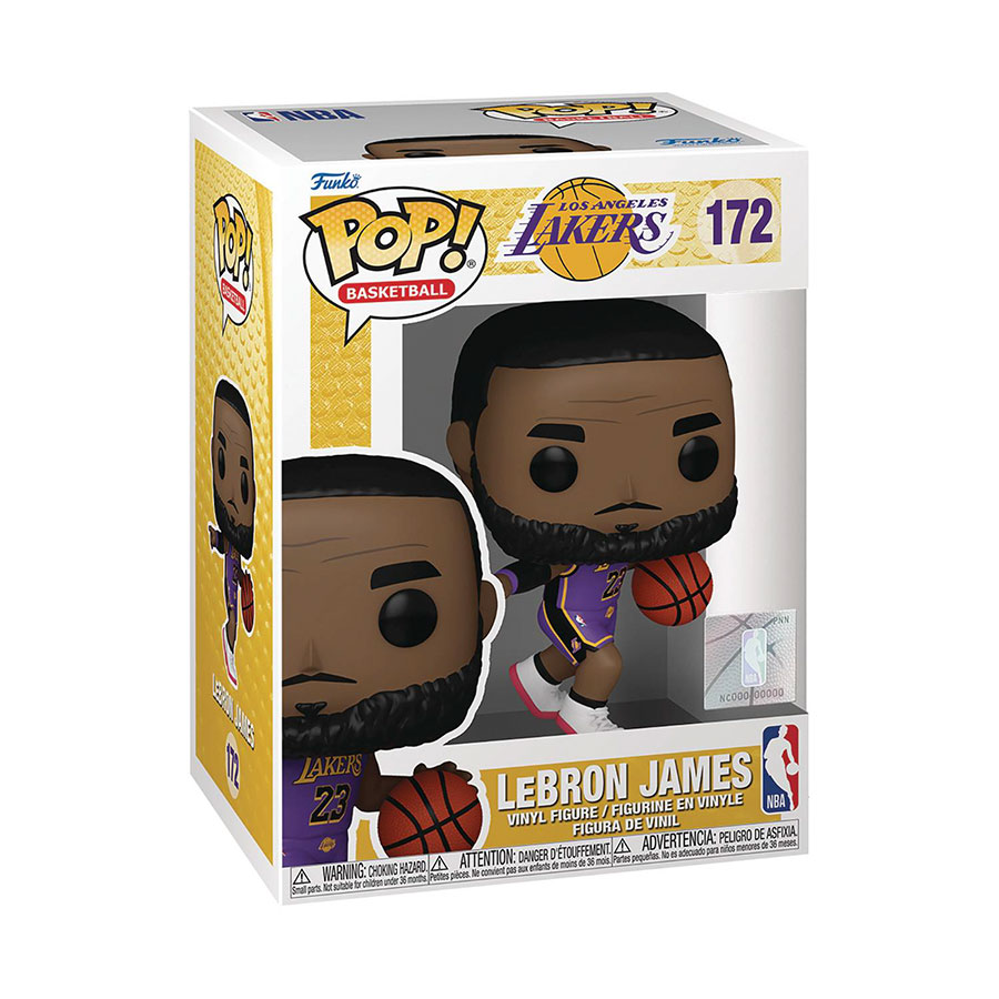 POP NBA Lakers LeBron James Vinyl Figure