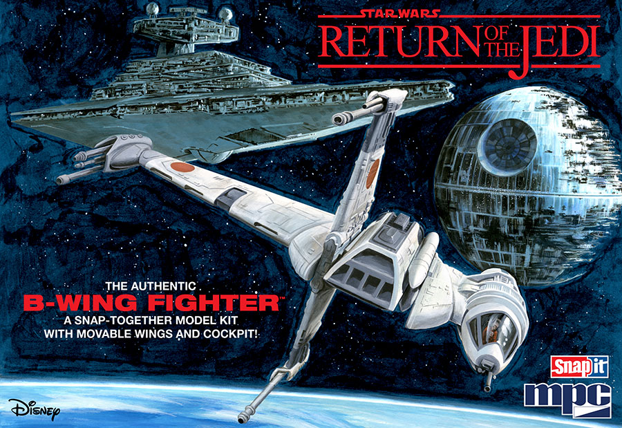 Star Wars Return Of The Jedi B-Wing 1/144 Scale Snap Model Kit