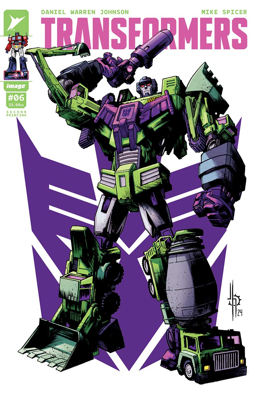 Transformers Vol 5 #6 Cover F 2nd Ptg A Jason Howard Devastator Variant Cover