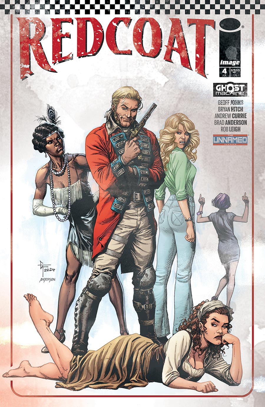 Redcoat #4 Cover B Variant Gary Frank & Brad Anderson Cover