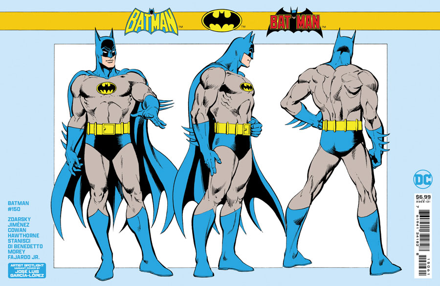Batman Vol 3 #150 Cover D Variant Jose Luis Garcia-Lopez Artist Spotlight Wraparound Card Stock Cover (Absolute Power Tie-In)