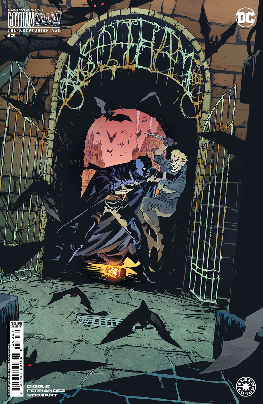 Batman Gotham By Gaslight The Kryptonian Age #2 Cover B Variant Riley Rossmo Card Stock Cover