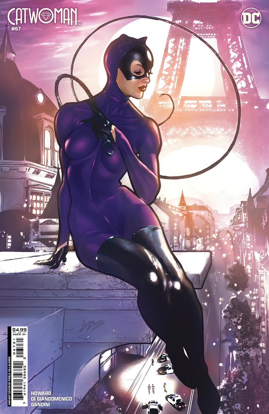 Catwoman Vol 5 #67 Cover C Variant Pablo Villalobos Card Stock Cover