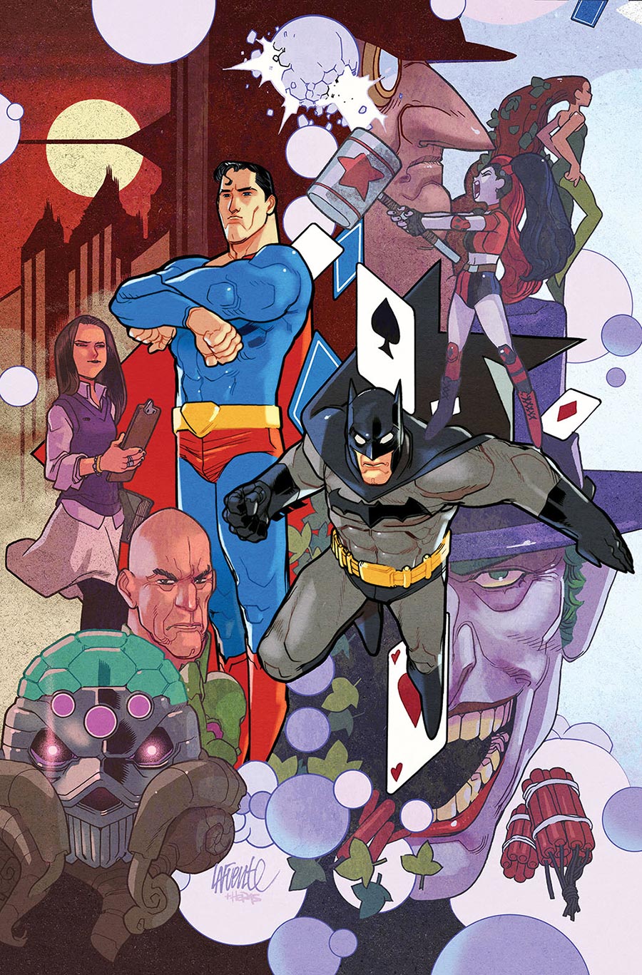 Batman Superman Worlds Finest #29 Cover C Variant David Lafuente Card Stock Cover