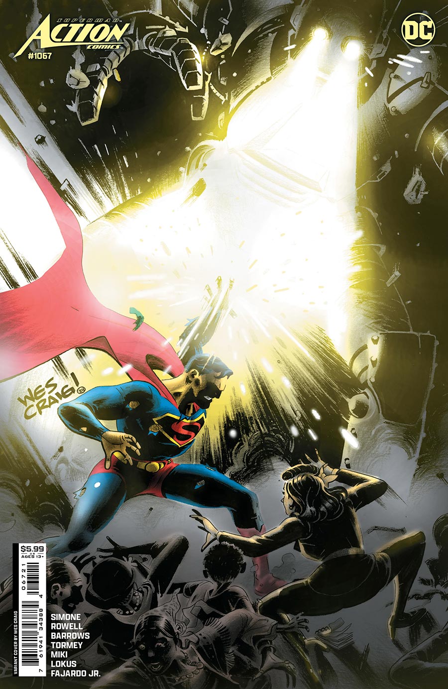 Action Comics Vol 2 #1067 Cover B Variant Wes Craig Card Stock Cover