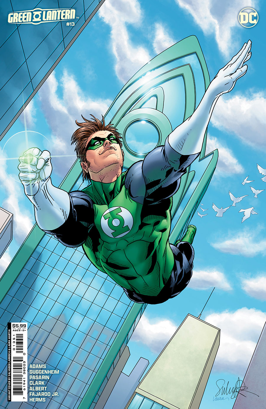 Green Lantern Vol 8 #13 Cover B Variant Salvador Larroca Card Stock Cover (Absolute Power Tie-In)