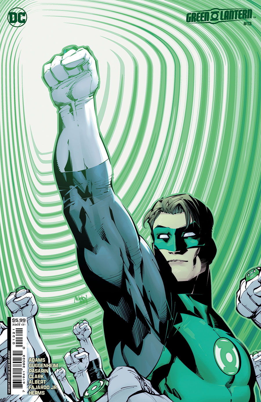 Green Lantern Vol 8 #13 Cover C Variant Gleb Melnikov Card Stock Cover (Absolute Power Tie-In)
