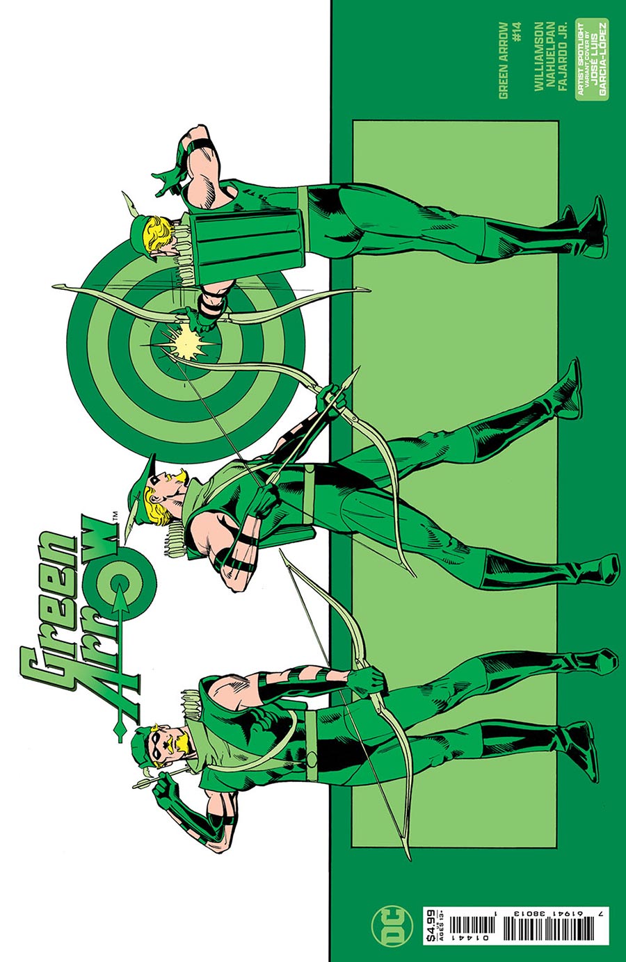 Green Arrow Vol 8 #14 Cover C Variant Jose Luis Garcia-Lopez Artist Spotlight Wraparound Card Stock Cover (Absolute Power Tie-In)