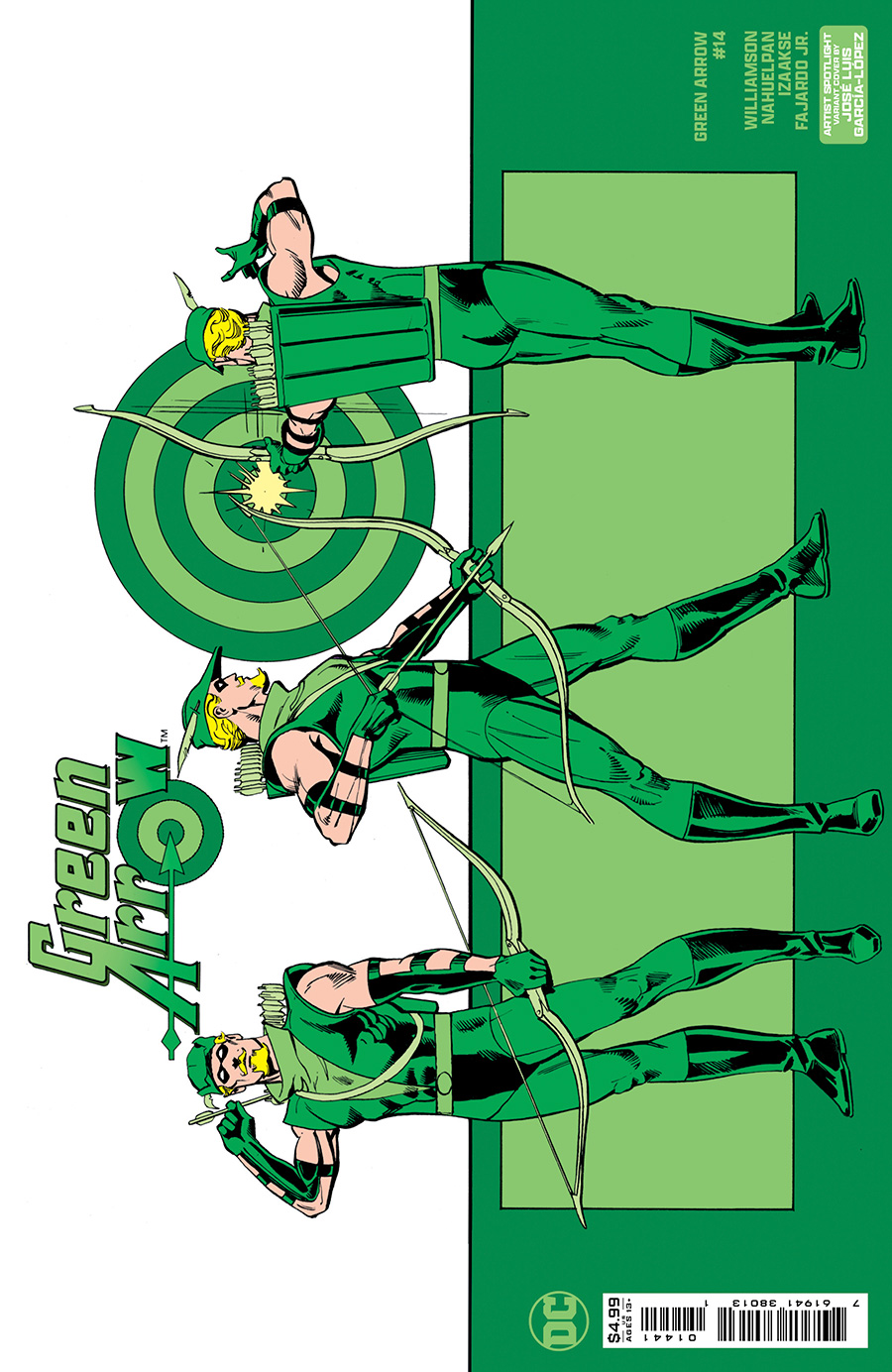 Green Arrow Vol 8 #14 Cover C Variant Jose Luis Garcia-Lopez Artist Spotlight Card Stock Cover (Absolute Power Tie-In)