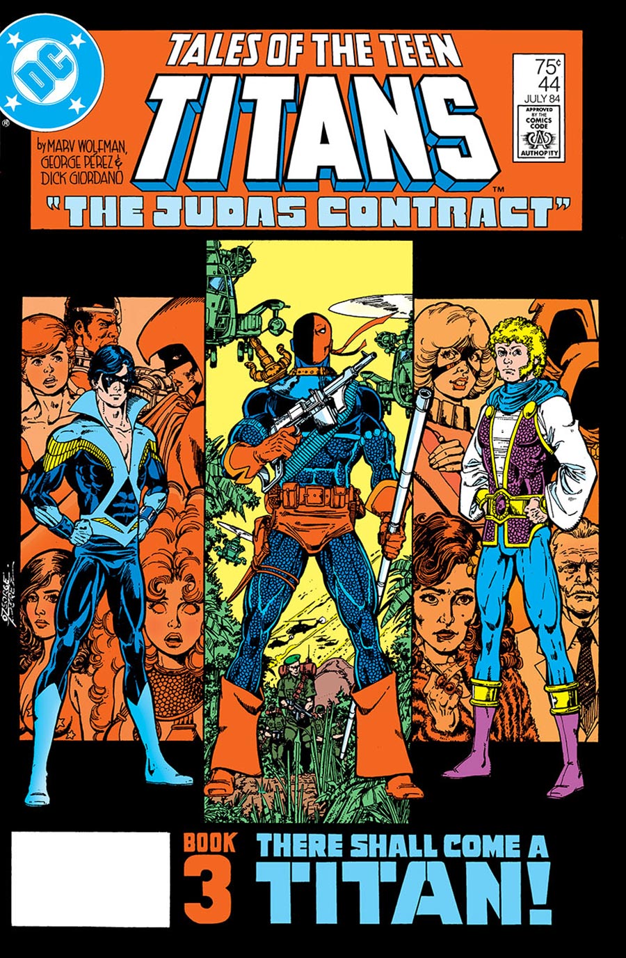 Tales Of The Teen Titans #44 Facsimile Edition Cover A Regular George Perez Cover