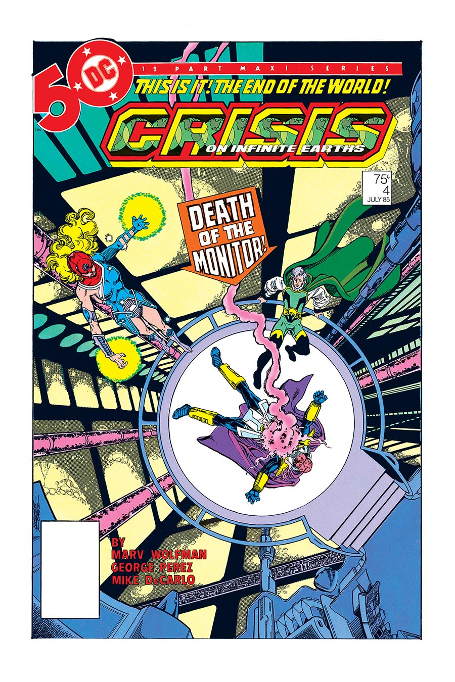 Crisis On Infinite Earths #4 Facsimile Edition Cover A Regular George Perez Cover