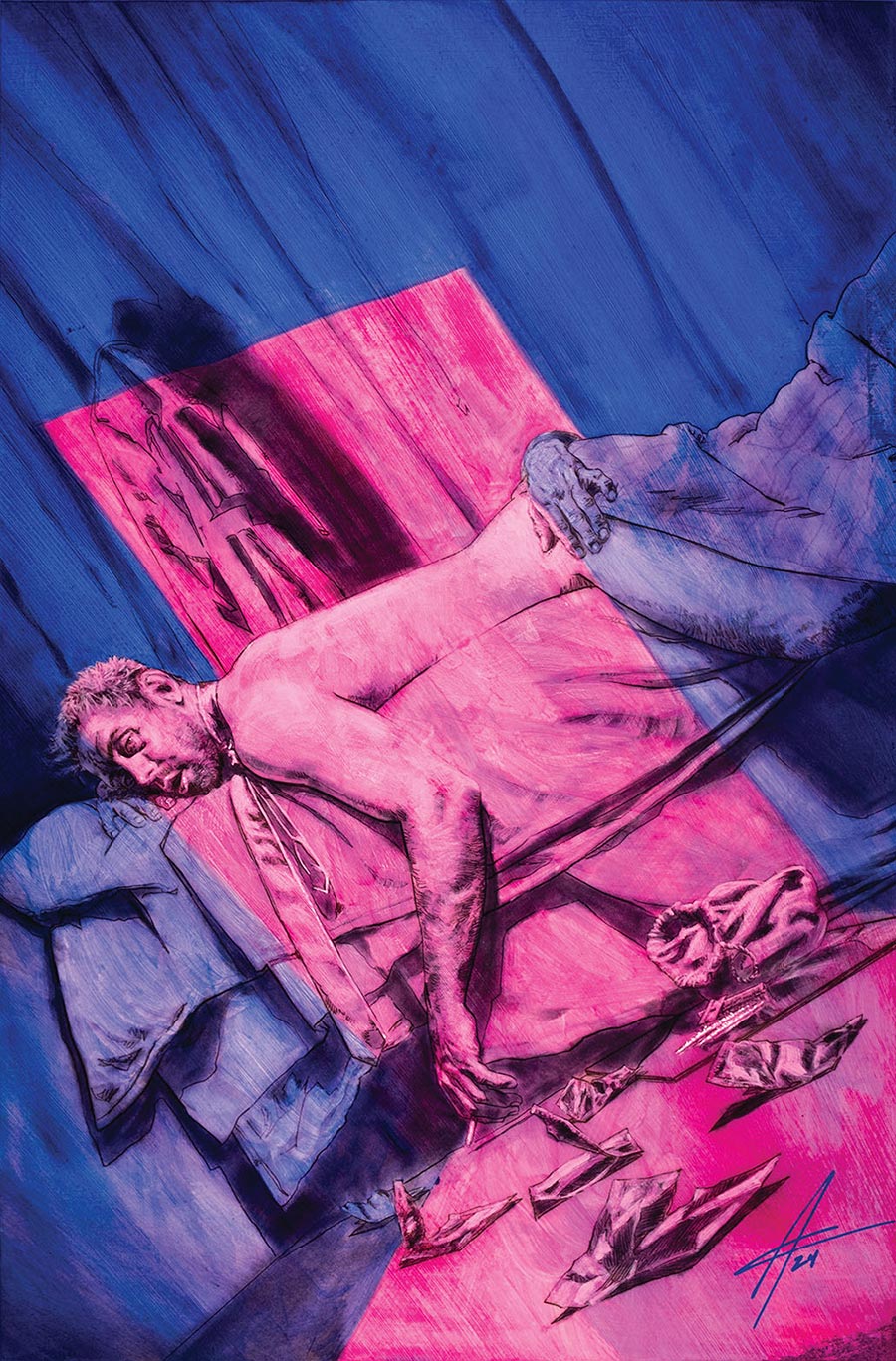 John Constantine Hellblazer Dead In America #7 Cover A Regular Aaron Campbell Cover