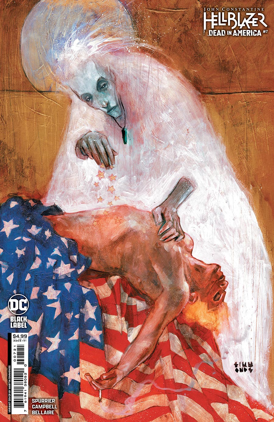 John Constantine Hellblazer Dead In America #7 Cover B Variant Martin Simmonds Cover