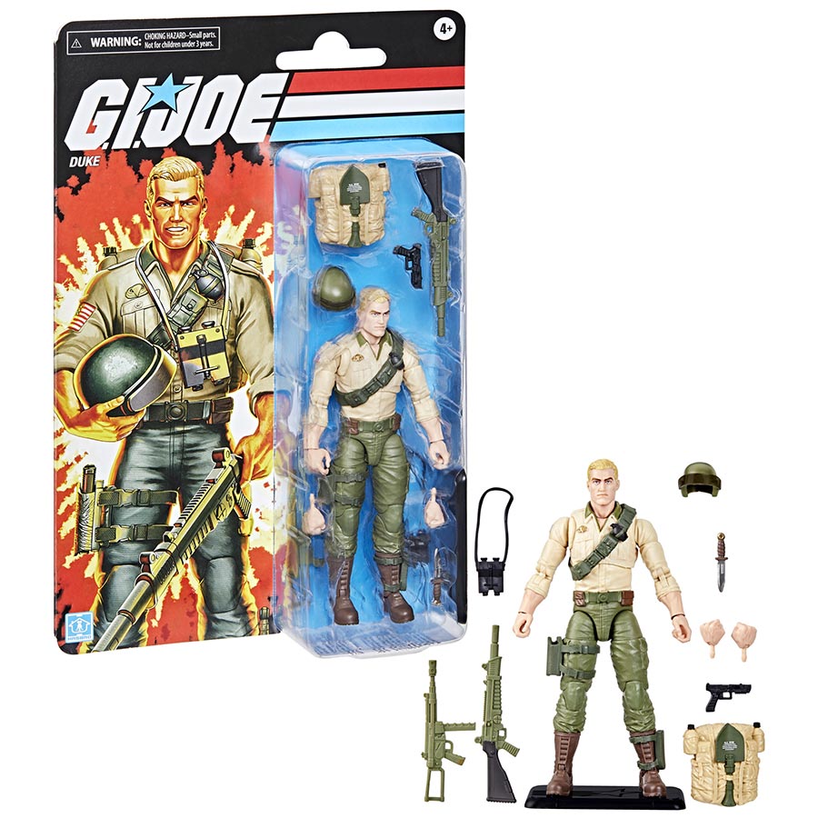 GI Joe Classified Series Retro Card Duke 6-Inch Action Figure Case