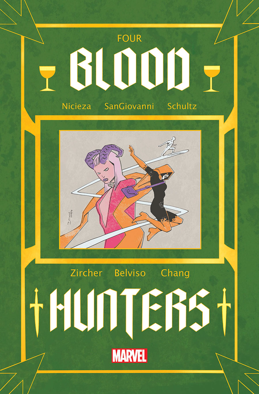 Blood Hunters #4 Cover B Variant Declan Shalvey Book Cover (Blood Hunt Tie-In)