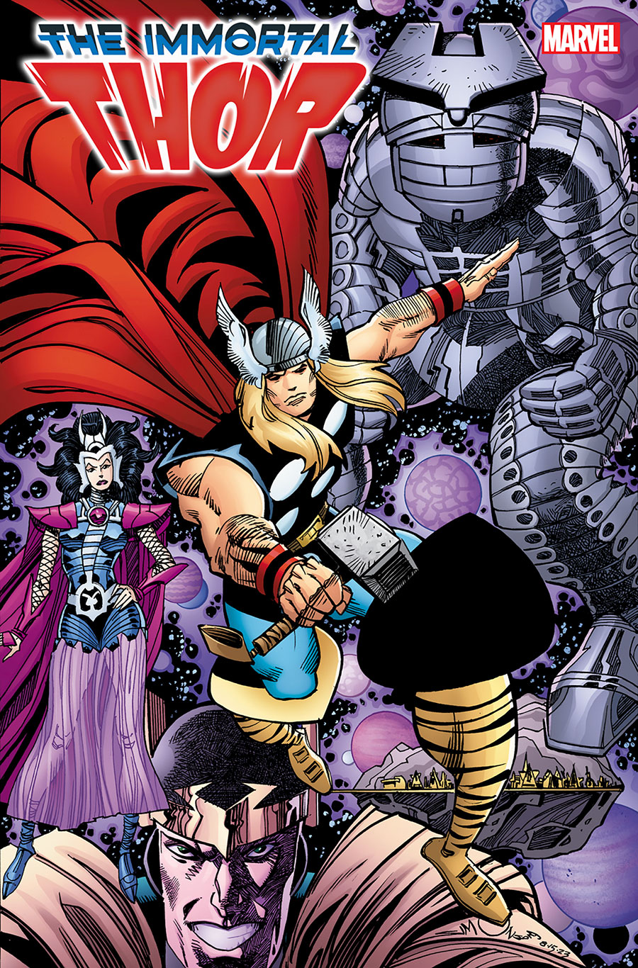Immortal Thor #13 Cover E Variant Walter Simonson Cover (Deadpool Wolverine Weapon X-Traction Part 5)