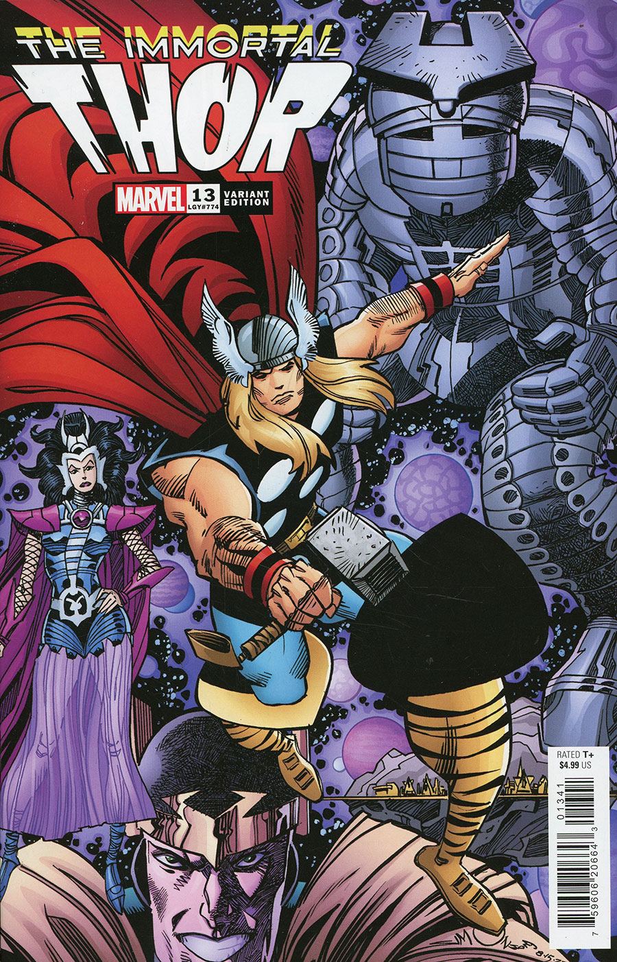 Immortal Thor #13 Cover E Variant Walter Simonson Cover (Deadpool Wolverine Weapon X-Traction Part 5)