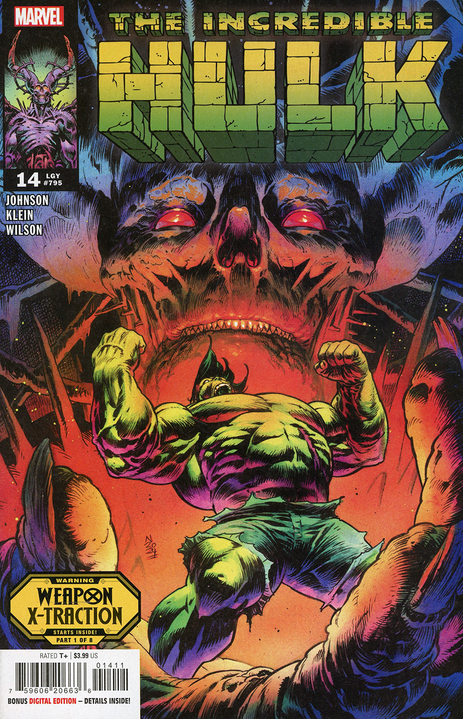 Incredible Hulk Vol 5 #14 Cover A Regular Nic Klein Cover (Deadpool Wolverine Weapon X-Traction Part 1)