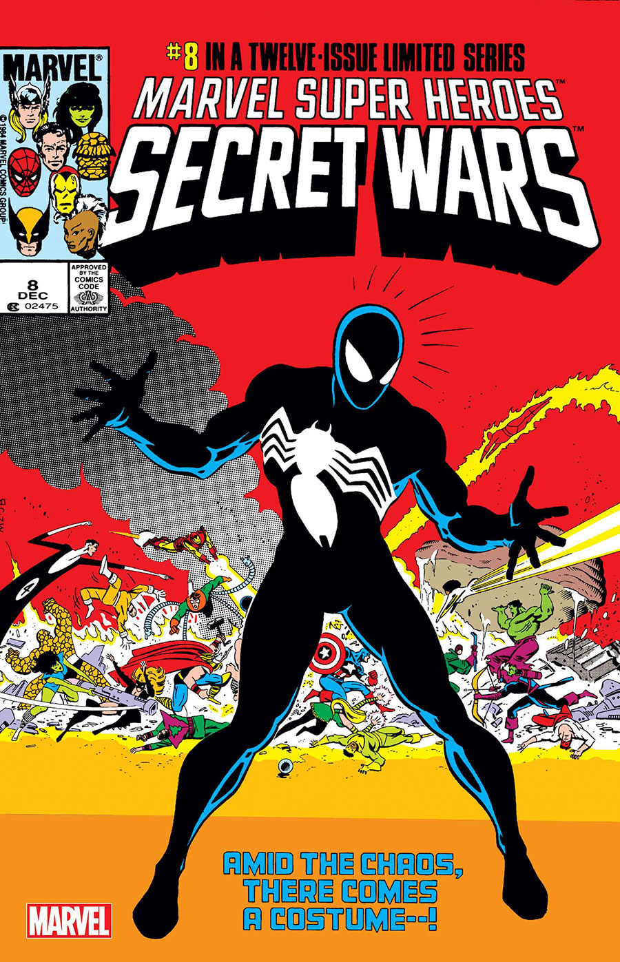 Marvel Super-Heroes Secret Wars #8 Cover I Facsimile Edition Variant Bob Layton Foil Cover