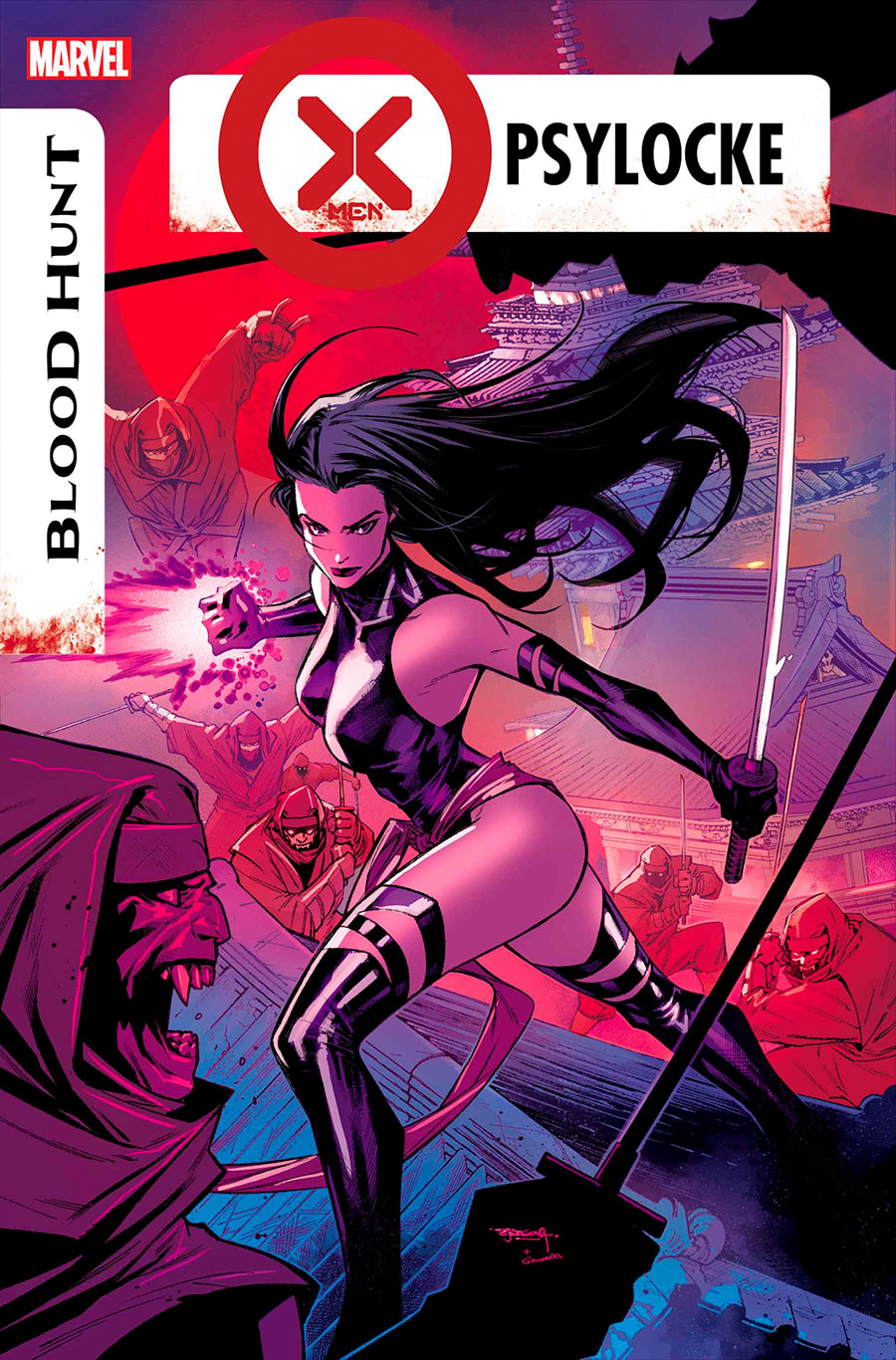 X-Men Blood Hunt Psylocke #1 (One Shot) Cover A Regular Stephen Segovia Cover