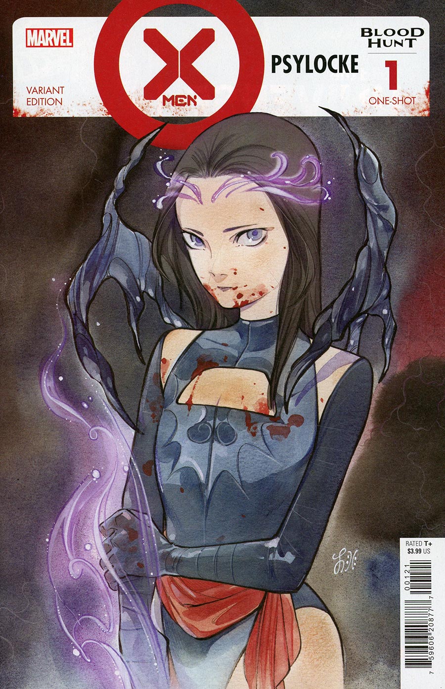 X-Men Blood Hunt Psylocke #1 (One Shot) Cover B Variant Peach Momoko Cover