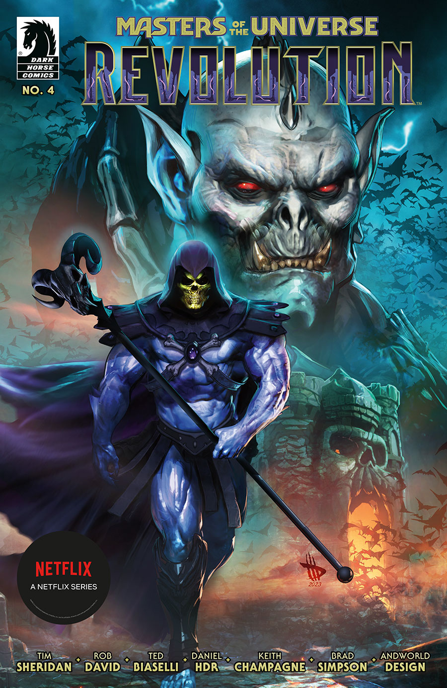 Masters Of The Universe Revolution #4 Cover A Regular Dave Wilkins Cover