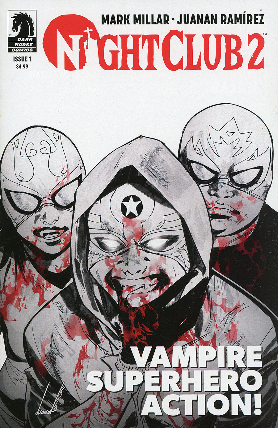 Night Club 2 #1 Cover B Variant Juanan Ramirez Black & White Cover