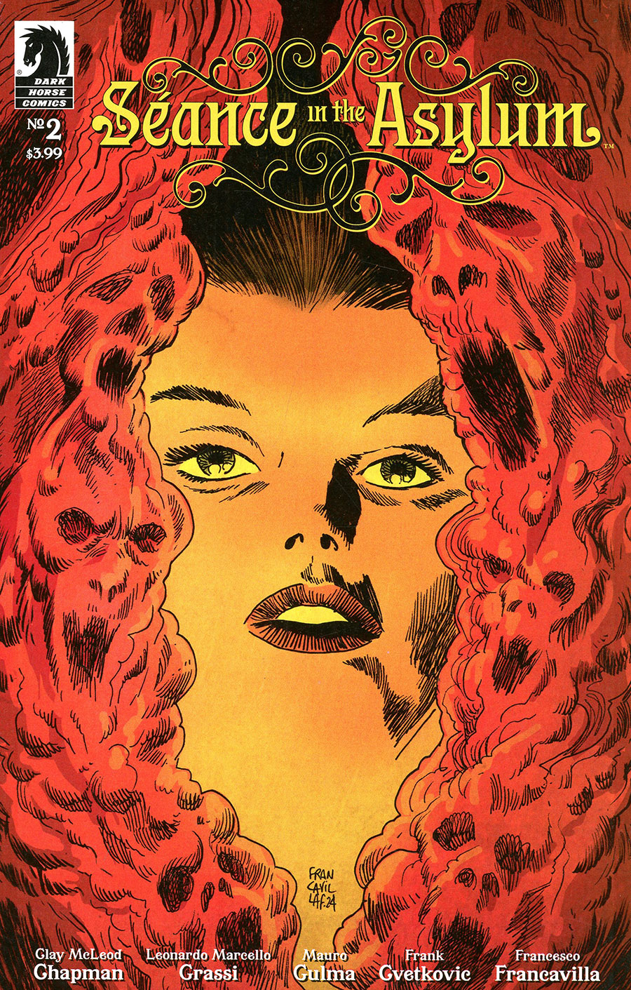 Seance In The Asylum #2 Cover B Variant Francesco Francavilla Cover