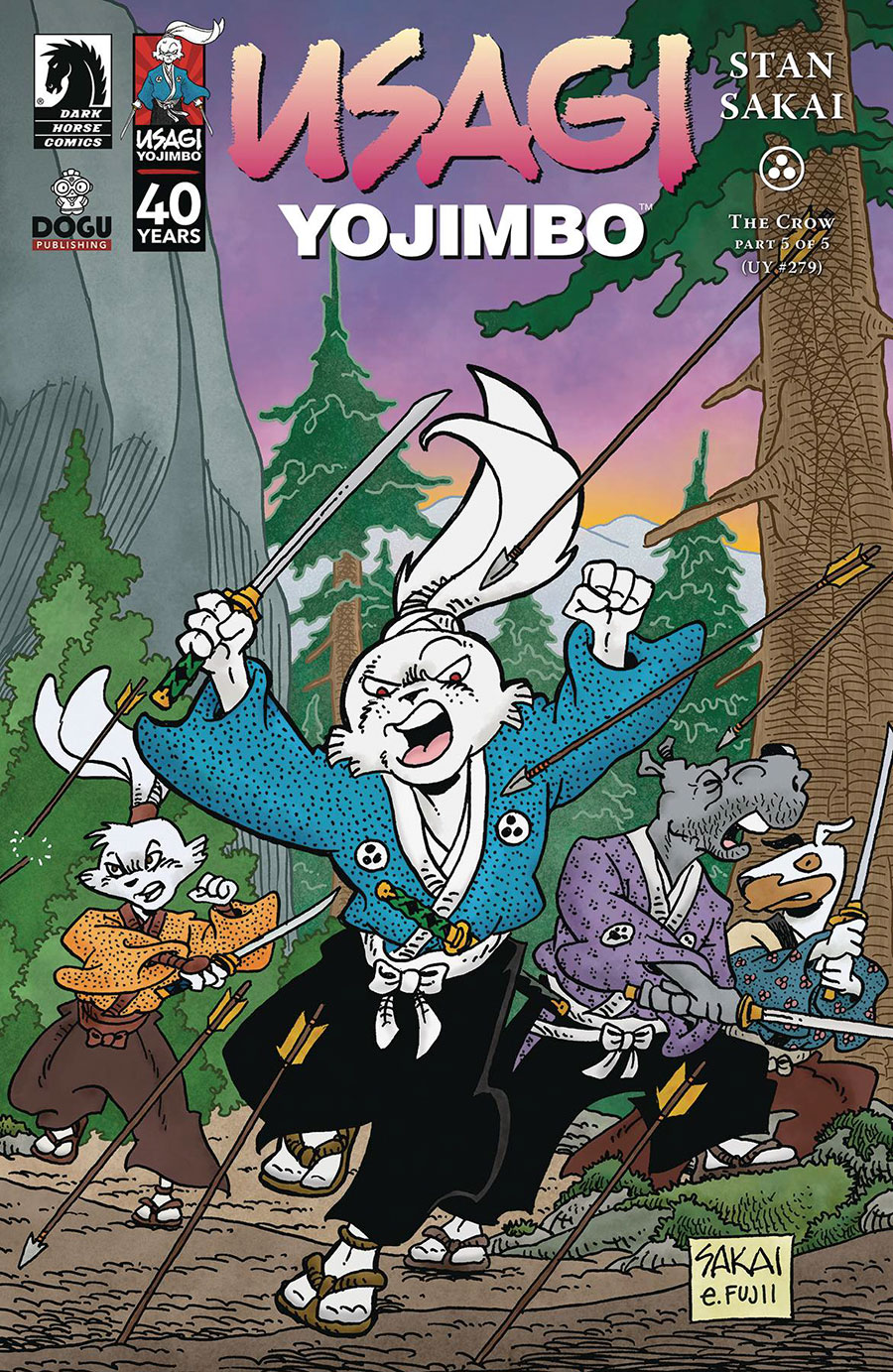 Usagi Yojimbo The Crow #5 Cover A Regular Stan Sakai Cover